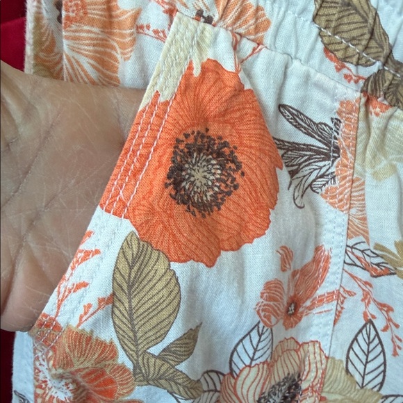 Floral Print Pants with Elastic Waist - Picture 3 of 6